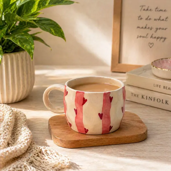 Handcrafted_Ceramic_Coffee_Mug_250ml_Pink_Stripes_Heart_Design_For_Coffee_Milk_Hot_Chocolate_Dishwasher_Safe_Gift_For_Girls_Women