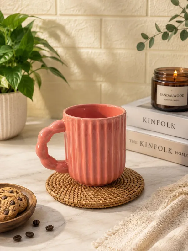 Handmade_Ceramic_Coffee_Mug_350ml_Bubble_Handle_Handpainted_3d_Designer_Cup_For_Tea_Milk_Home_Office_Pink