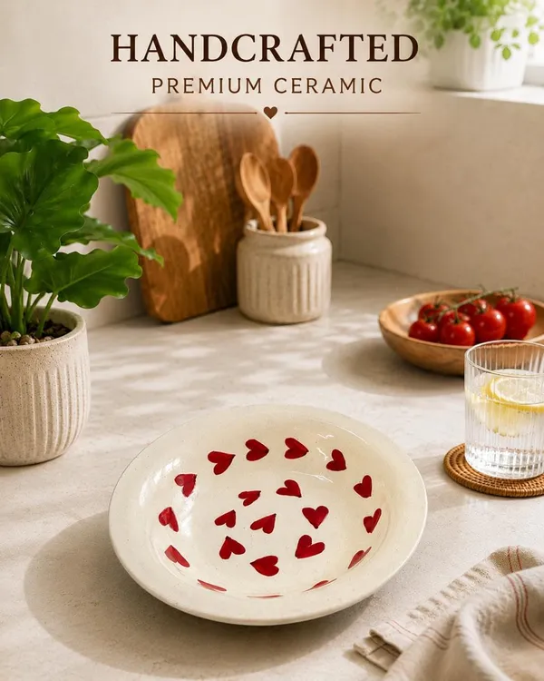 Handcrafted_Ceramic_Pasta_Plate_Set_Of_2_With_Red_Heart_Design_Aesthetic_Glossy_Dinner_Plates_For_Pasta_Salad_Dessert_Snacks_Handmade_Ceramic_Serve_Ware