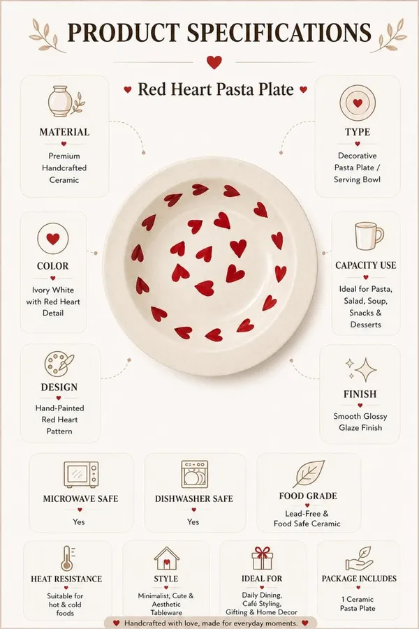 Handcrafted_Ceramic_Pasta_Plate_Set_Of_2_With_Red_Heart_Design_Aesthetic_Glossy_Dinner_Plates_For_Pasta_Salad_Dessert_Snacks_Handmade_Ceramic_Serve_Ware