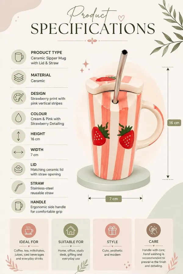 Strawberry_Ceramic_Sipper_Mug_With_Lid_And_Straw