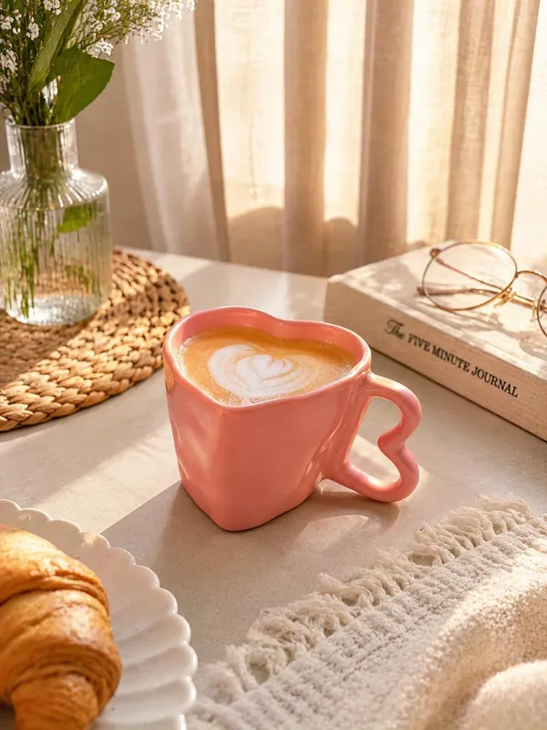 Heart_Shaped_Ceramic_Coffee_Mug_300
ml_|_Cute_Pink_Tea_Cup_with_Heart_Handle_|
Microwave_&_Dishwasher_Safe_|_Coffee_Mug_for_Tea,_Latte_&_Hot_Chocolate_|_Aesthetic_Gift_|