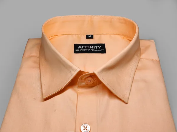 Premium_&_Soft_Peach_Cotton_satin_Semi_Formal_Shirt_For_Men