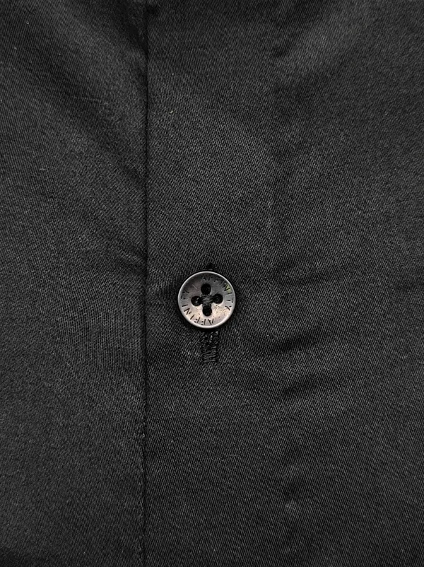 Premium_&_Soft_Black_Cotton_Semi_Formal_Shirt_For_Men
