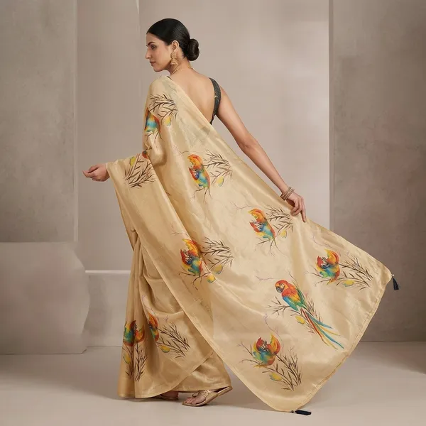 Beige_Shimmer_Tissue_Premium_Saree_For_Women