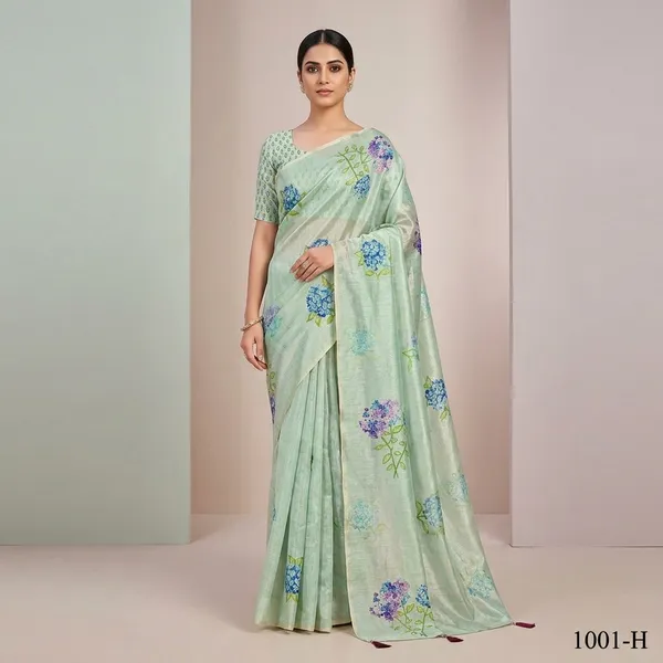 Mint_Green_Shimmer_Tissue_Premium_Saree_For_Women