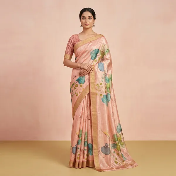 Peach_Shimmer_Tissue_Premium_Saree_For_Women