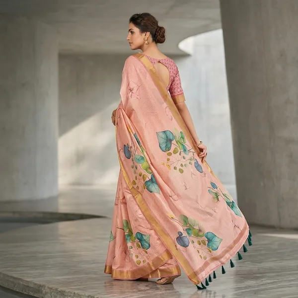 Peach_Shimmer_Tissue_Premium_Saree_For_Women