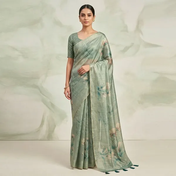Sage_Green_Shimmer_Tissue_Premium_Saree_For_Women