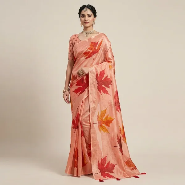 Light_Orange_Shimmer_Tissue_Premium_Saree_For_Women