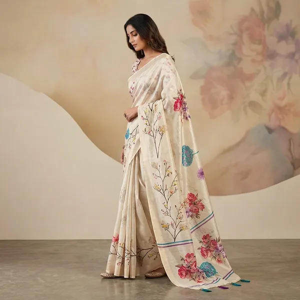 Cream_Shimmer_Tissue_Premium_Saree_For_Women