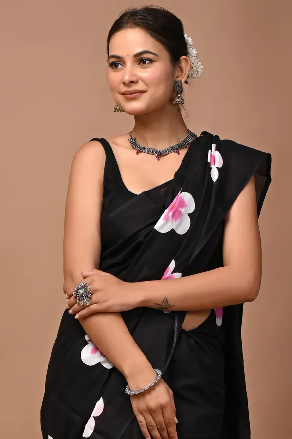 Cotton_Mulmul_Printed_Saree_For_Women