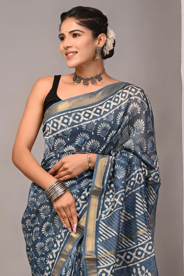 Grey_Maheshwari_Silk_Block_Print_Saree_For_Women