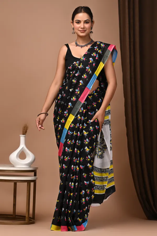 Cotton_Mulmul_Printed_Saree_For_Women