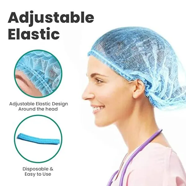 Mankolo_Non_Woven_Bouffant_Caps_Blue