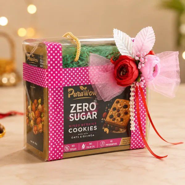 PuraWow_Rakhi_Gift_Hamper_|_Zero_Sugar_Cookies_+_2_Dark_Chocolate_Bars_|_Mixed_Berries_Cookies,_Zesty_Orange_&_Roasted_Nuts_Chocolate_|_No_Added_Sugar_|_Healthy_Rakhi_Gift_|_Premium_Gift_Box