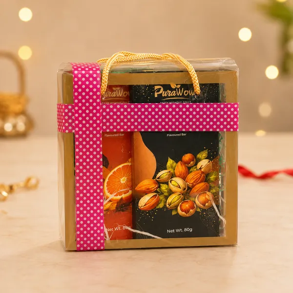 PuraWow_Rakhi_Gift_Hamper_|_Zero_Sugar_Cookies_+_2_Dark_Chocolate_Bars_|_Mixed_Berries_Cookies,_Zesty_Orange_&_Roasted_Nuts_Chocolate_|_No_Added_Sugar_|_Healthy_Rakhi_Gift_|_Premium_Gift_Box