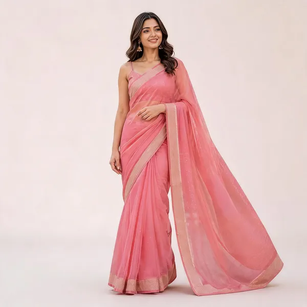 Pink_Chiffon_Zari_Border_Fancy_Saree_For_Women
