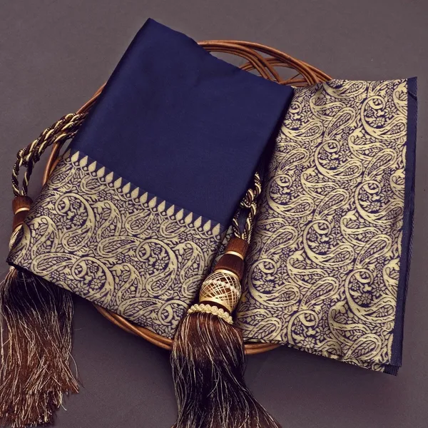 Marziyaa_Self_Design_Banarasi_Jacquard_Saree_(Dark_Blue)