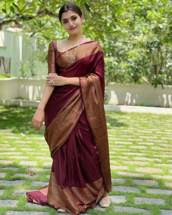 Marziyaa_Self_Design_Banarasi_Jacquard_Saree_(Maroon)