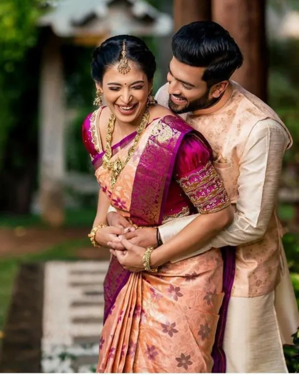 Marziyaa_Woven_Banarasi_Jacquard_Saree_(Orange)