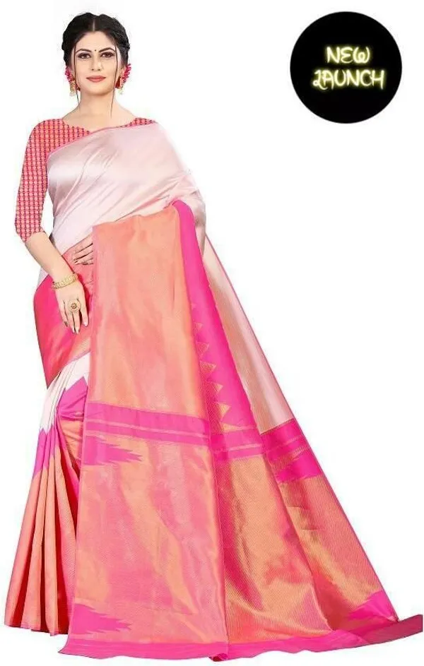 Marziyaa_Paisley_Banarasi_Jacquard_Saree_(Cream)