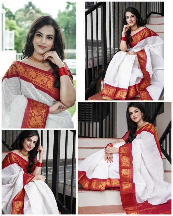 Marziyaa_Paisley_Banarasi_Jacquard_Saree_(White)