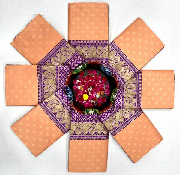 Marziyaa_Polka_Print_Banarasi_Jacquard_Saree_(Pink)