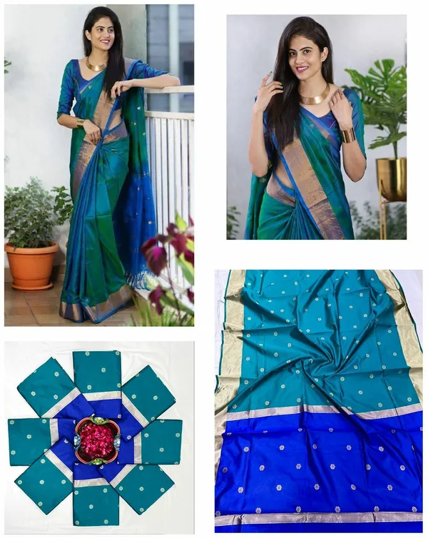 Marziyaa_Paisley_Banarasi_Jacquard_Saree_(Light_Green)