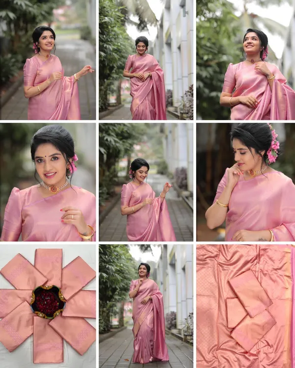 Marziyaa_Polka_Print_Banarasi_Jacquard_Saree_(Pink)
