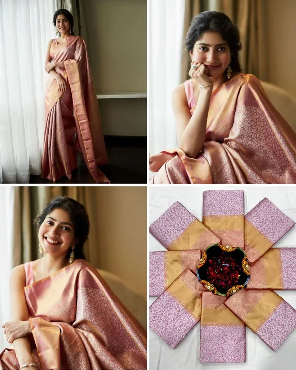 Marziyaa_Polka_Print_Banarasi_Jacquard_Saree_(Pink)