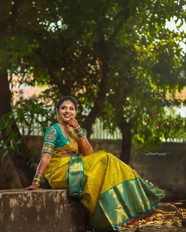 Marziyaa_Printed_Banarasi_Jacquard_Saree_(Yellow)