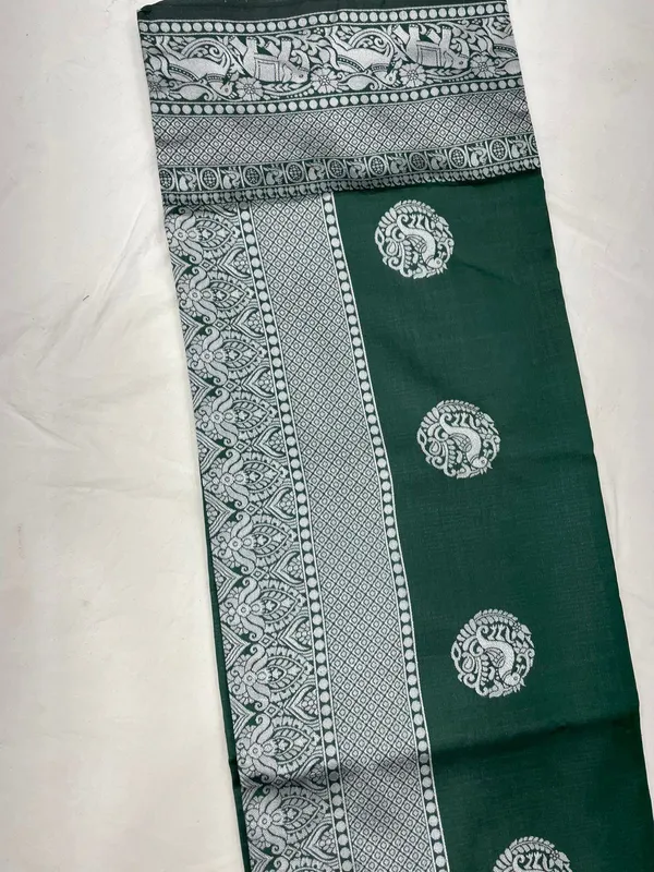 Marziyaa_Printed_Banarasi_Jacquard_Saree_(Green)