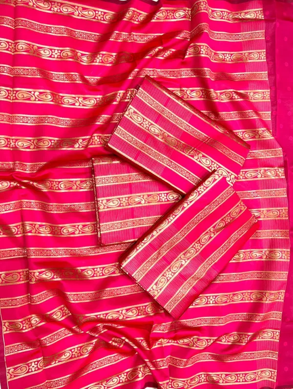 Marziyaa_Printed_Banarasi_Jacquard_Saree_(Pink)