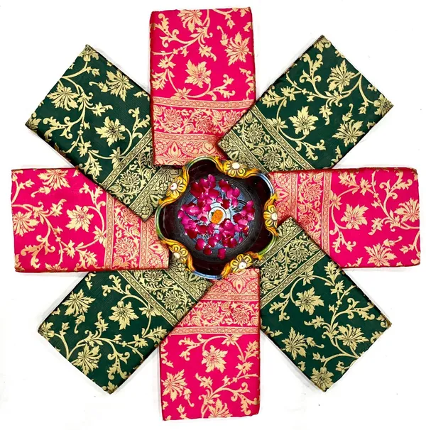 Marziyaa_Printed_Banarasi_Jacquard_Saree_(Green)