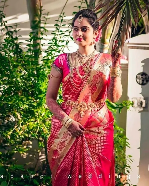 Marziyaa_Printed_Banarasi_Jacquard_Saree_(Pink)
