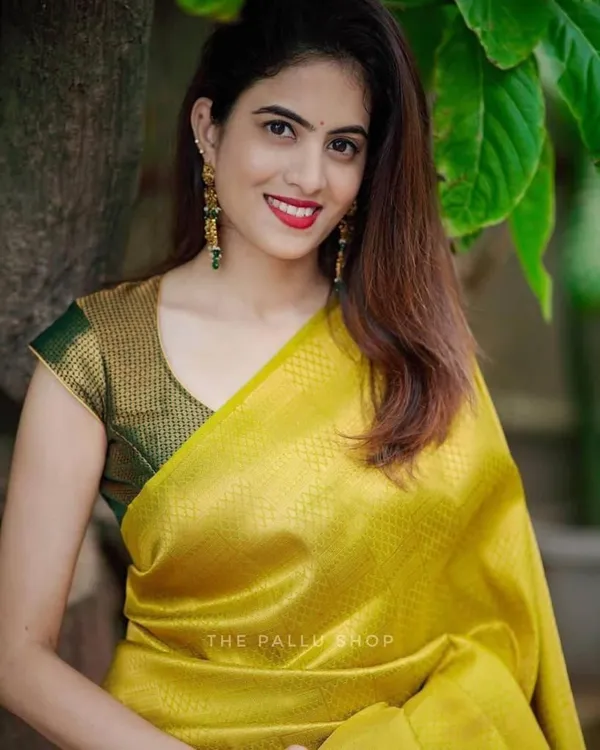 Marziyaa_Printed_Banarasi_Silk_Blend_Saree_(Yellow)