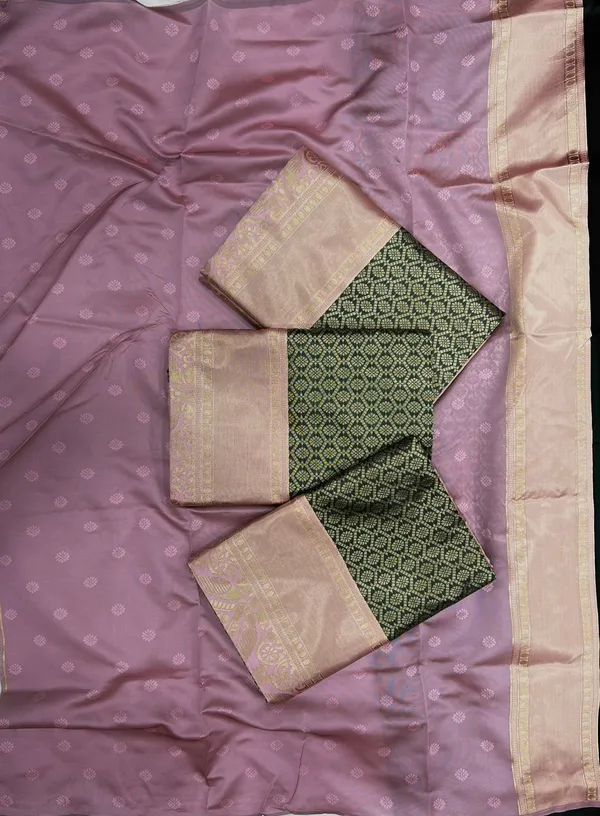 Marziyaa_Printed_Banarasi_Silk_Blend_Saree_(Green)