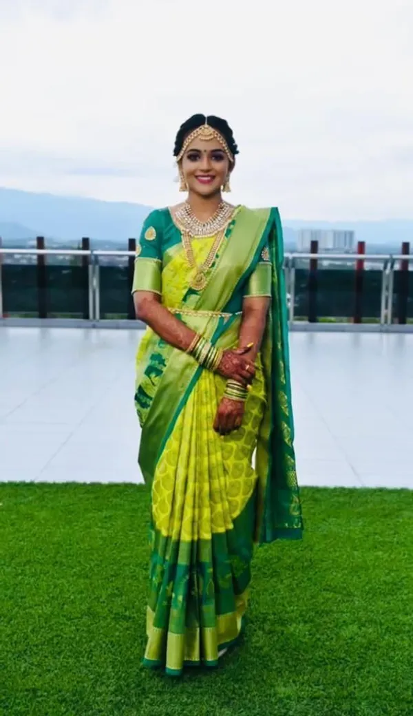 Marziyaa_Printed_Banarasi_Silk_Blend_Saree_(Green)