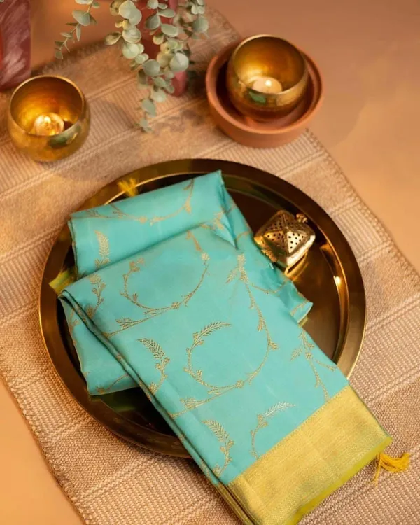 Marziyaa_Printed_Banarasi_Jacquard_Saree_(Light_Blue)