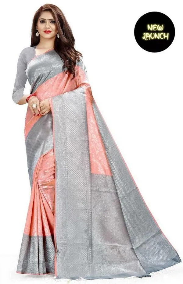 Marziyaa_Printed_Banarasi_Jacquard_Saree_(Pink)