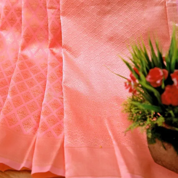 Marziyaa_Polka_Print_Banarasi_Jacquard_Saree_(Pink)