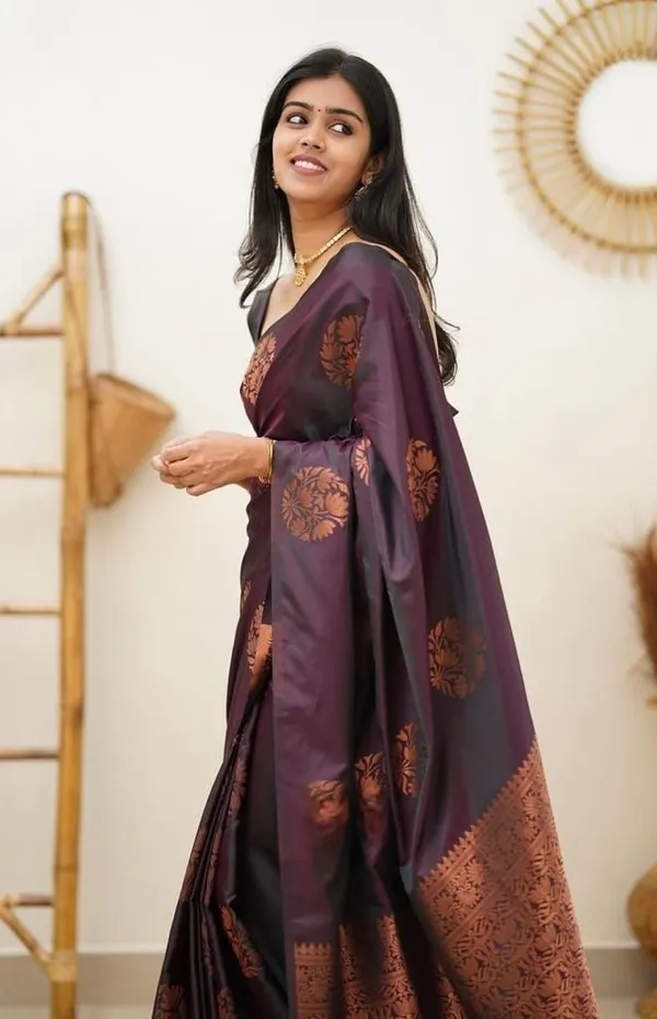 Marziyaa_Checkered_Banarasi_Jacquard_Saree_(Purple)
