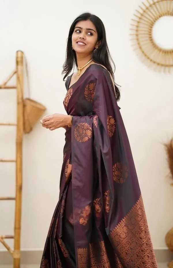Marziyaa_Checkered_Banarasi_Jacquard_Saree_(Purple)