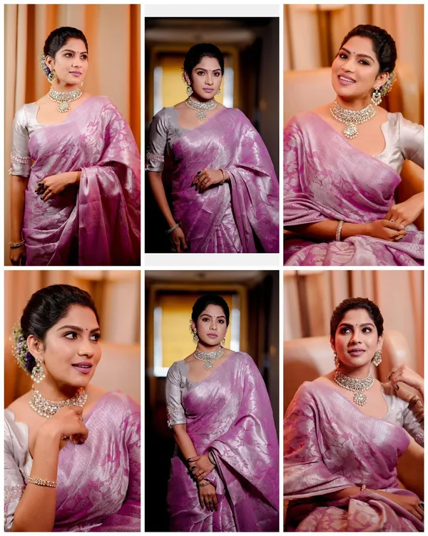 Marziyaa_Floral_Print_Banarasi_Jacquard_Saree_(Pink)