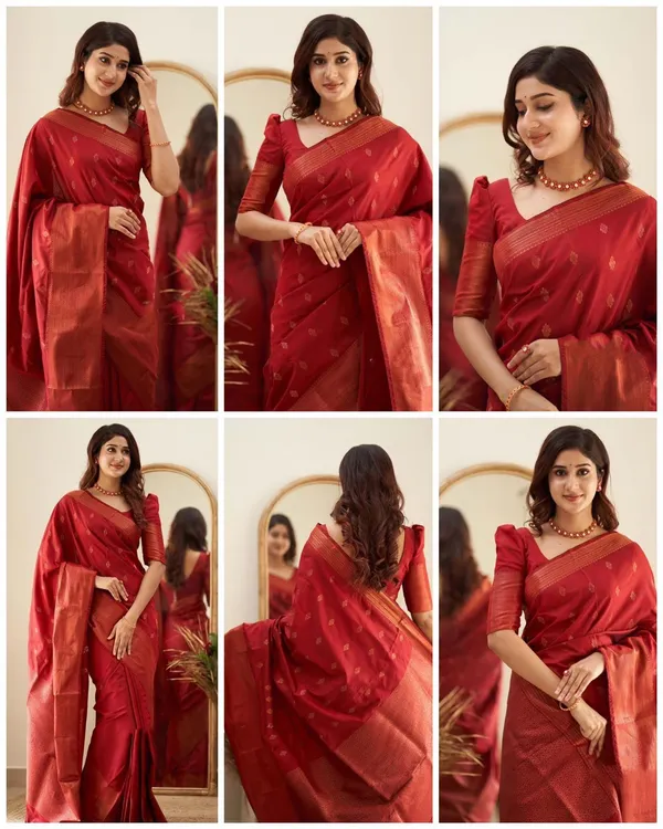 Marziyaa_Self_Design_Banarasi_Jacquard_Saree_(Red)