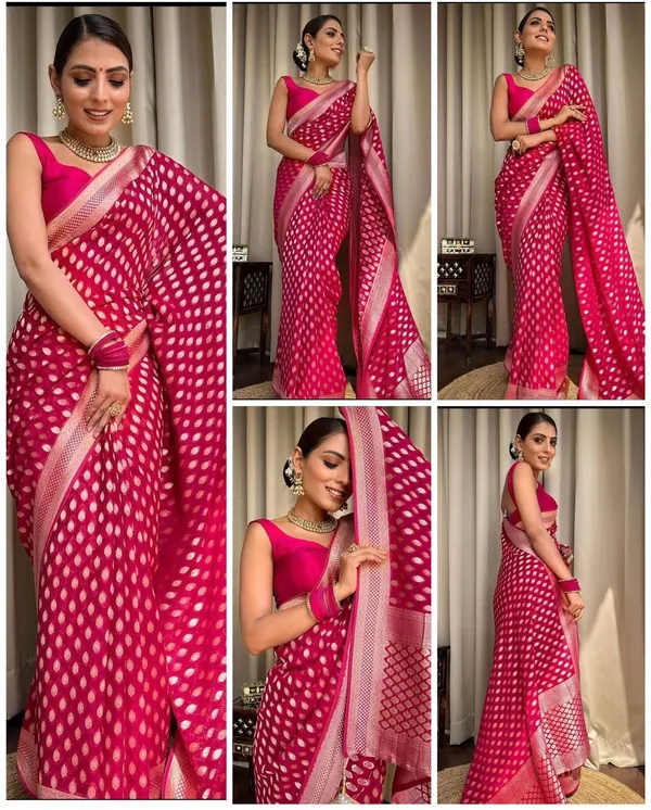 Marziyaa_Woven_Banarasi_Jacquard_Saree_(Pink)