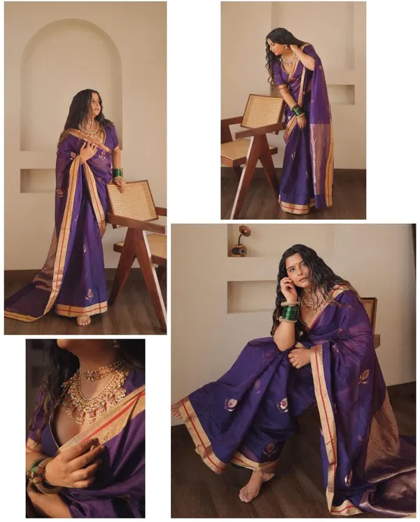 Marziyaa_Printed_Banarasi_Jacquard_Saree_(_Purple)