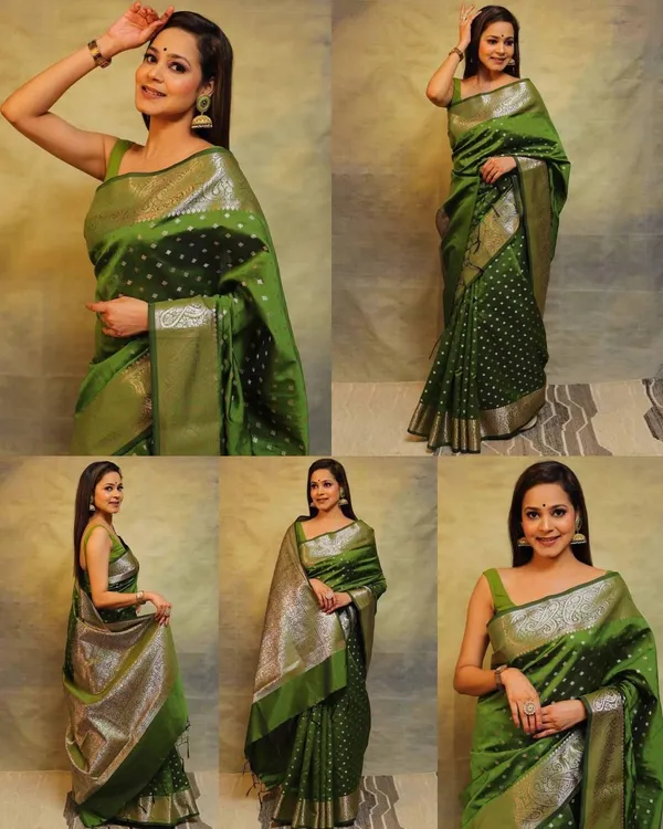 Marziyaa_Embroidered_Banarasi_Jacquard_Saree_(Light_Green)