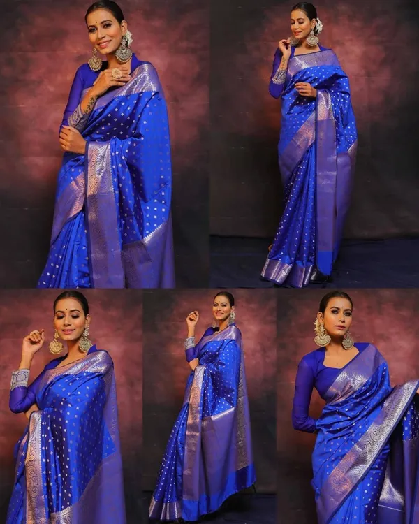 Marziyaa_Embroidered_Banarasi_Jacquard_Saree_(Blue)
